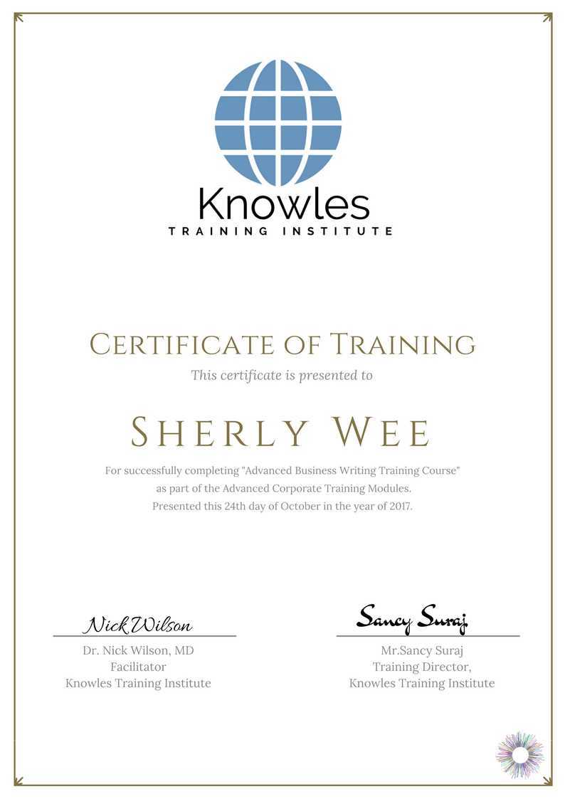 Advanced Business Writing Training Course in India Certification