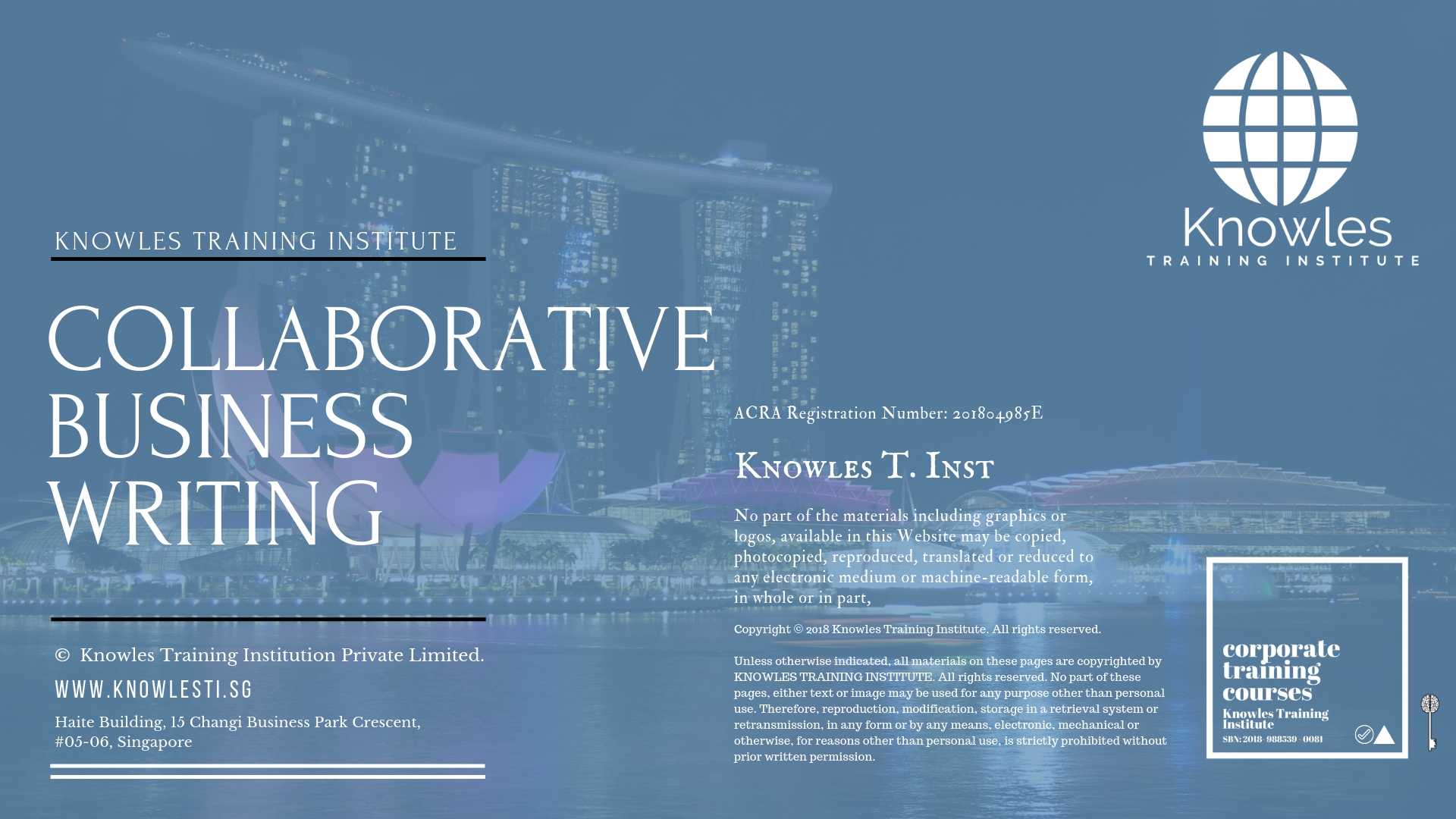 Collaborative Business Writing Training Course in India