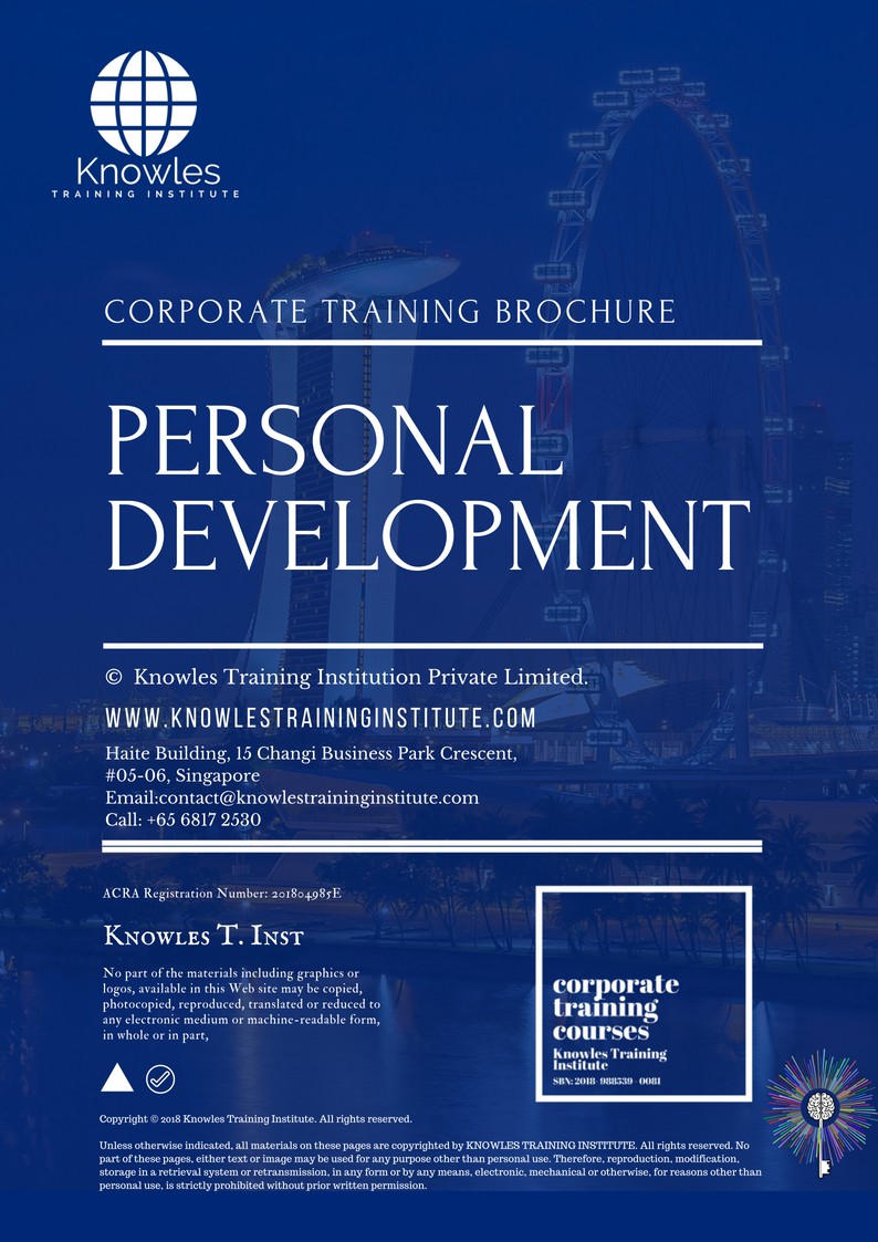 Course Brochure For Personal Development Skills Training Course in India
