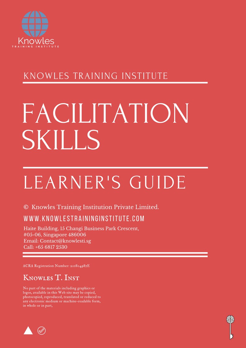 Facilitation Skills Course in India Learner’s Guide