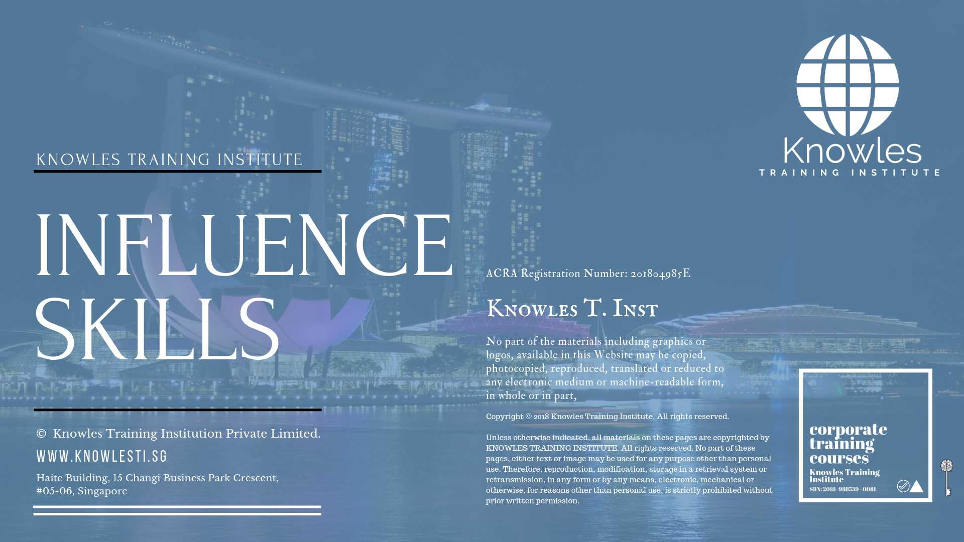 Influence Skills Training Course in India