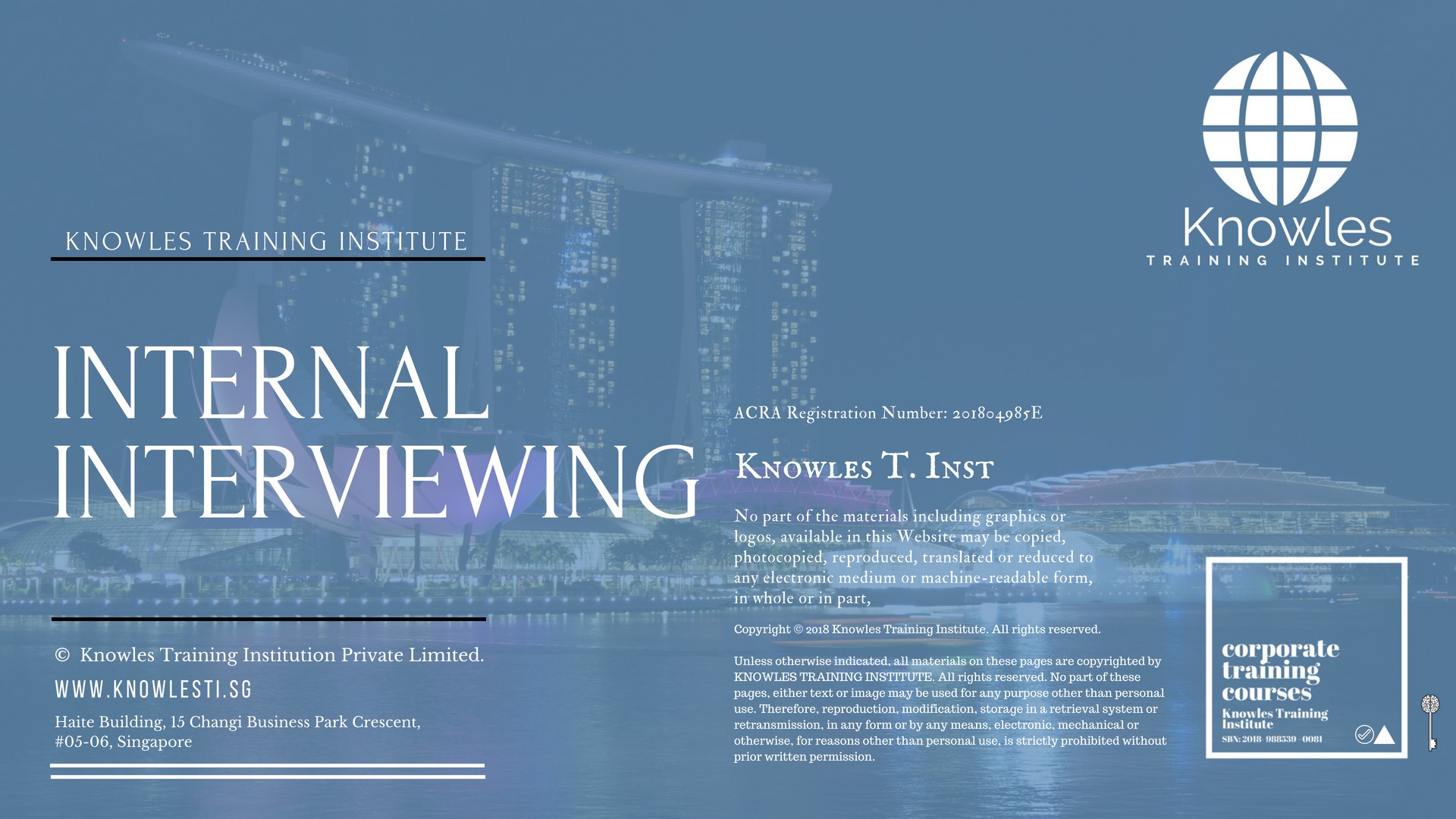 Internal Interviewing Training Course in India