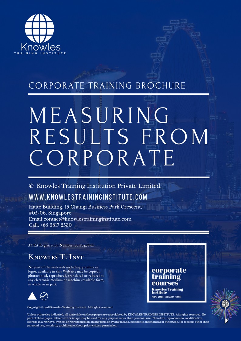 Measuring Results From Corporate Course in India Brochure