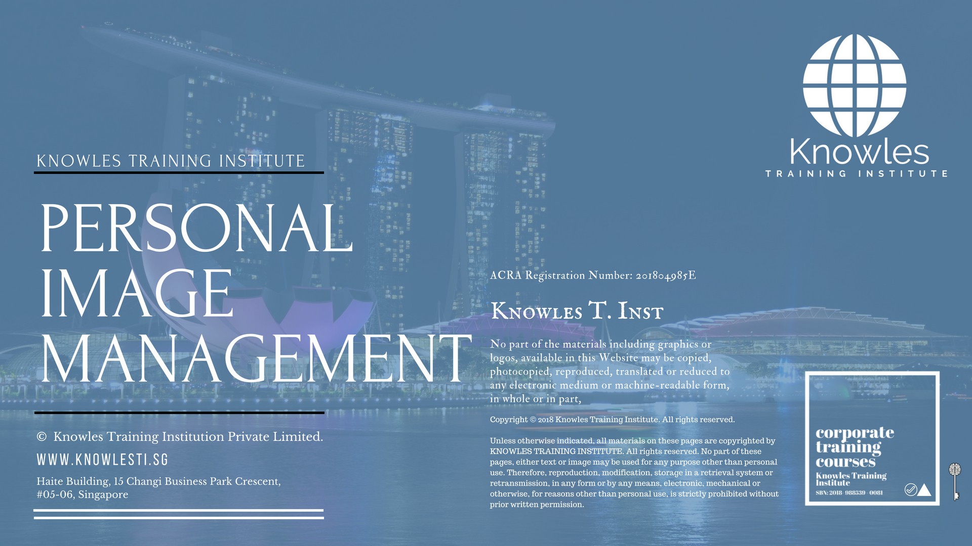 Personal Image Management Training Course in India